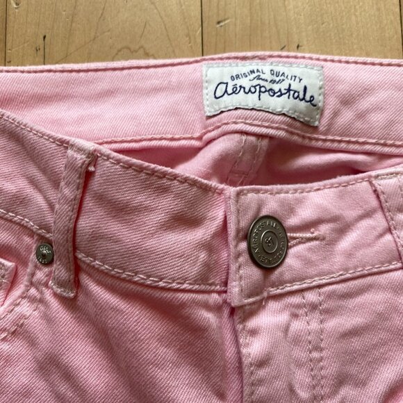 Aeropostale BNWT pink ombre "Bayla" skinny jeans - Picture 2 of 10